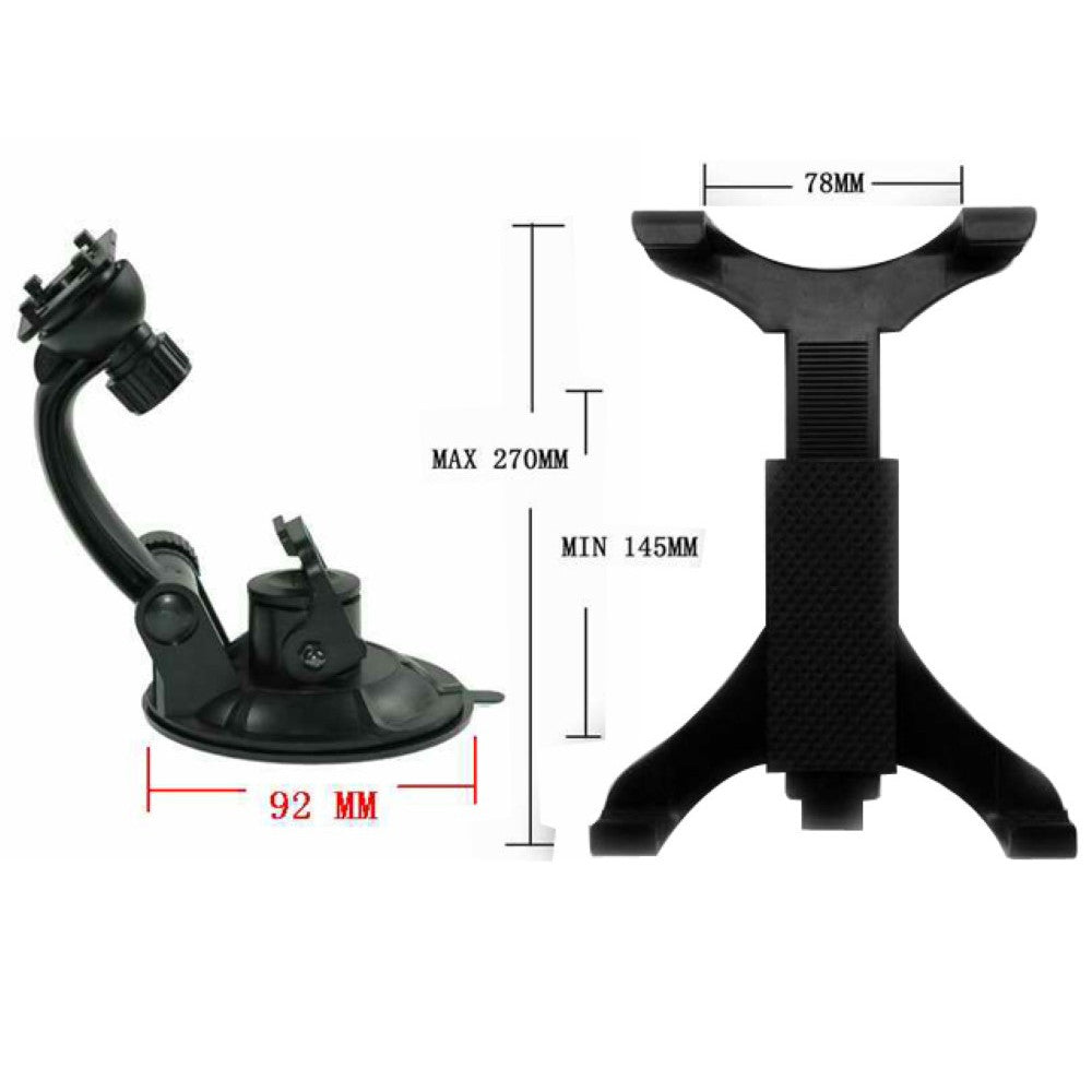 Soporte de parabrisas AA Grip-It para iPads y tabletas - Negro